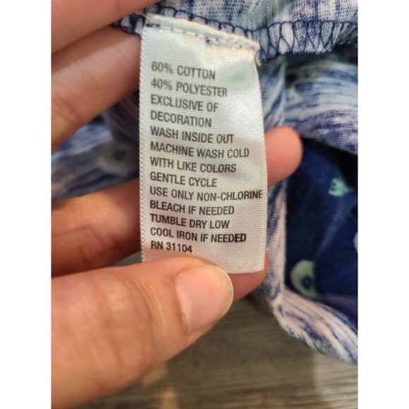 Red Camel 2x women's curvy blue and white tank top/ blouse - Picture 5 of 7